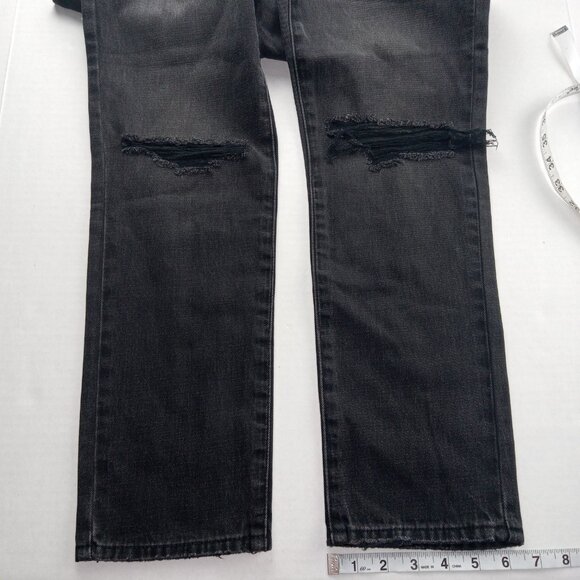 Pistola Women's Keaton High Rise Slim Straight Jeans Size 26 Taurus Black Wash - Picture 3 of 8